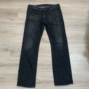 Buffalo David Bitton Six Basic Slim Straight. Size 34 x 34. Color Black